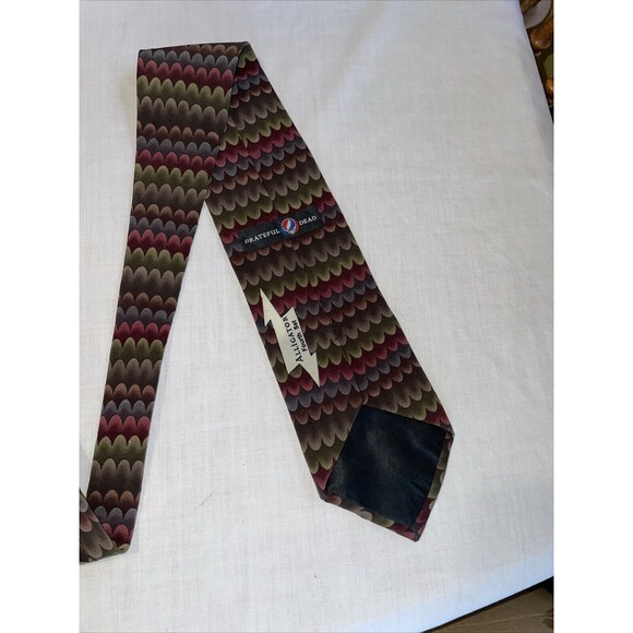Grateful Dead Alligator 4th Set Men’s Dress Tie Size 54” Multicolor 100% Silk - Picture 10 of 12